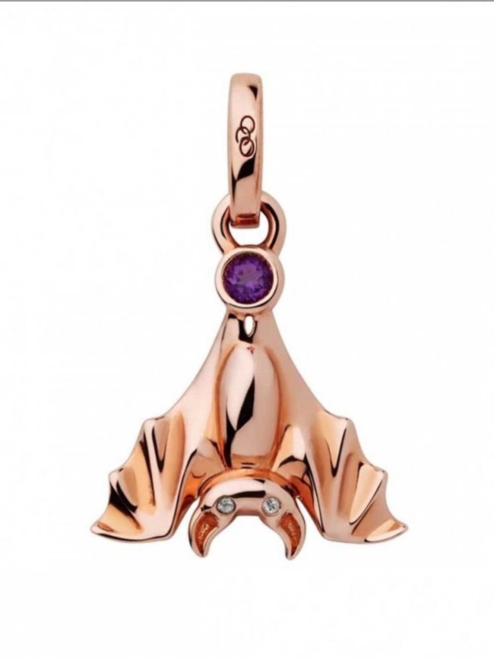 Links of London, Rose Gold Vermeil Bat Charm - Authentic